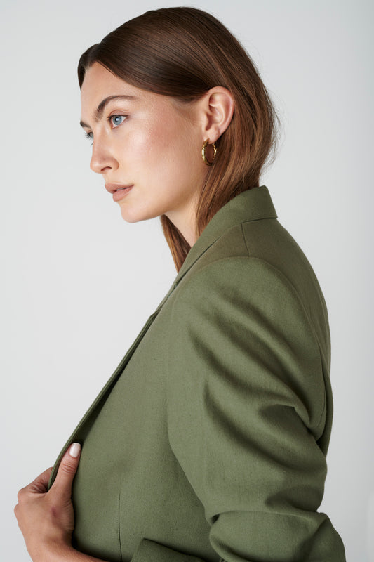 JANNE Blazer - Olive green