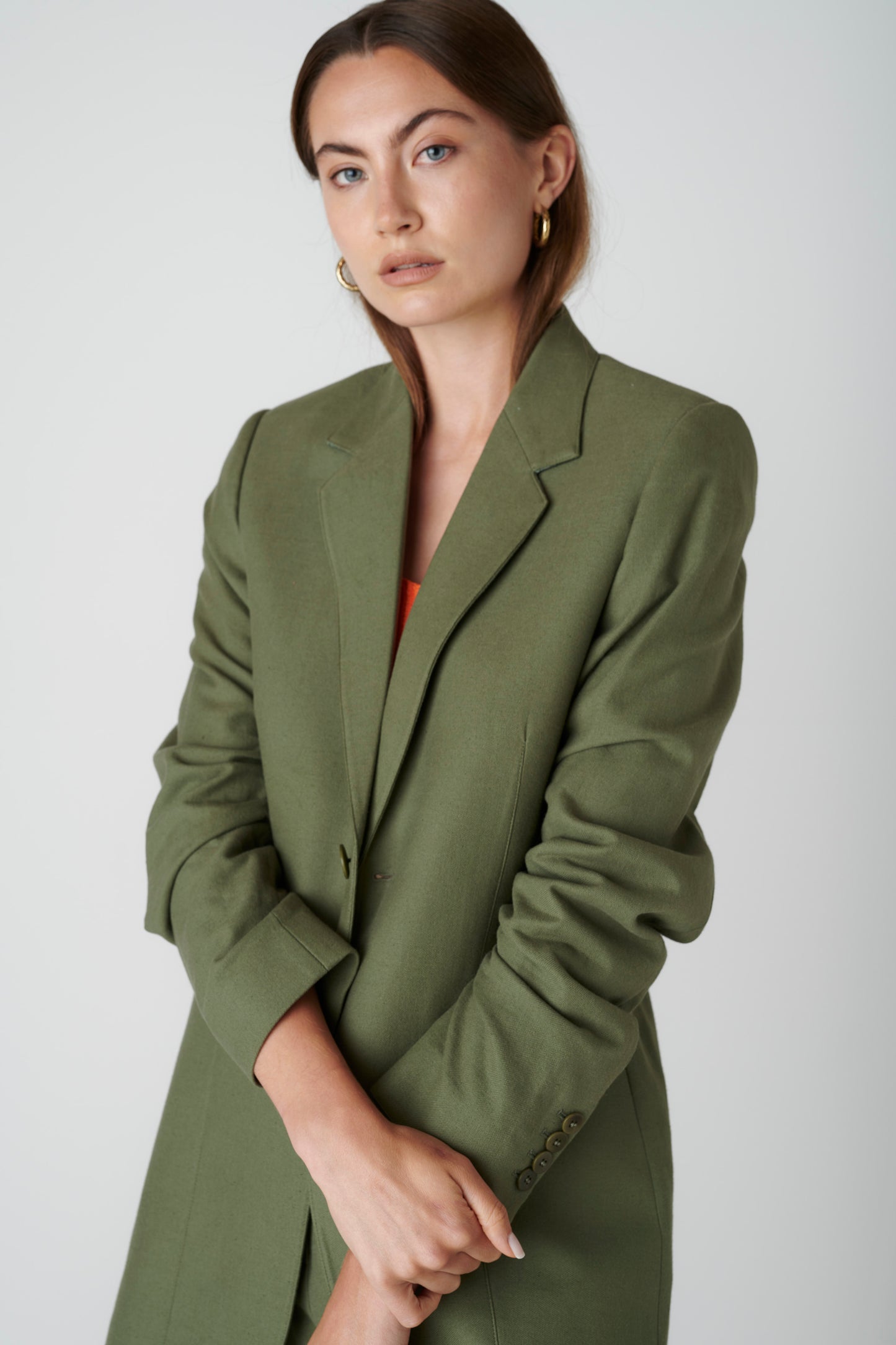 JANNE Blazer - Olive green