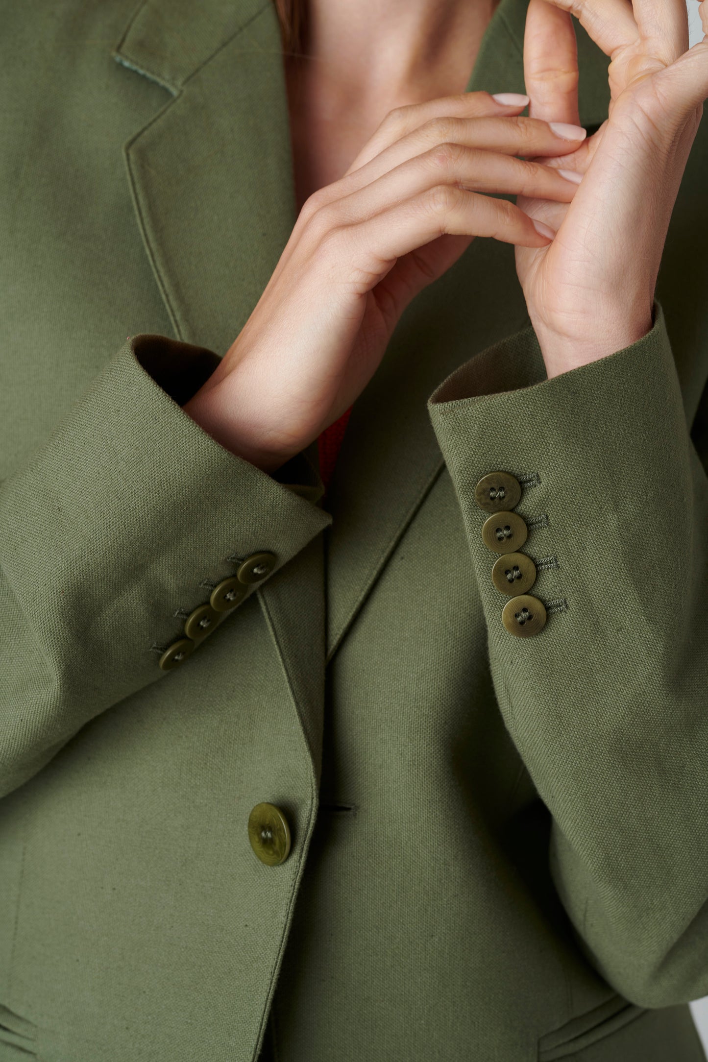 JANNE Blazer - Olive green