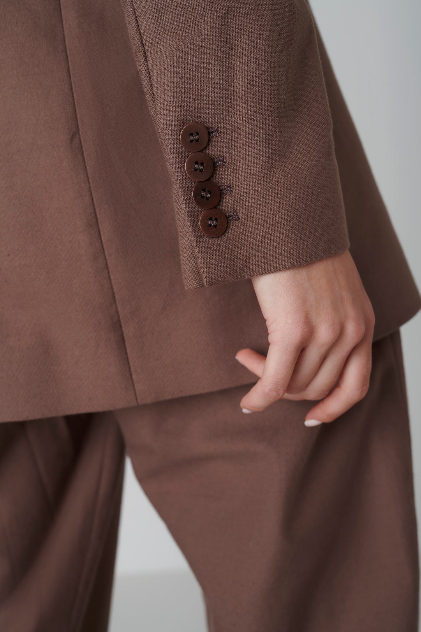 JANNE Blazer - Chocolate Brown