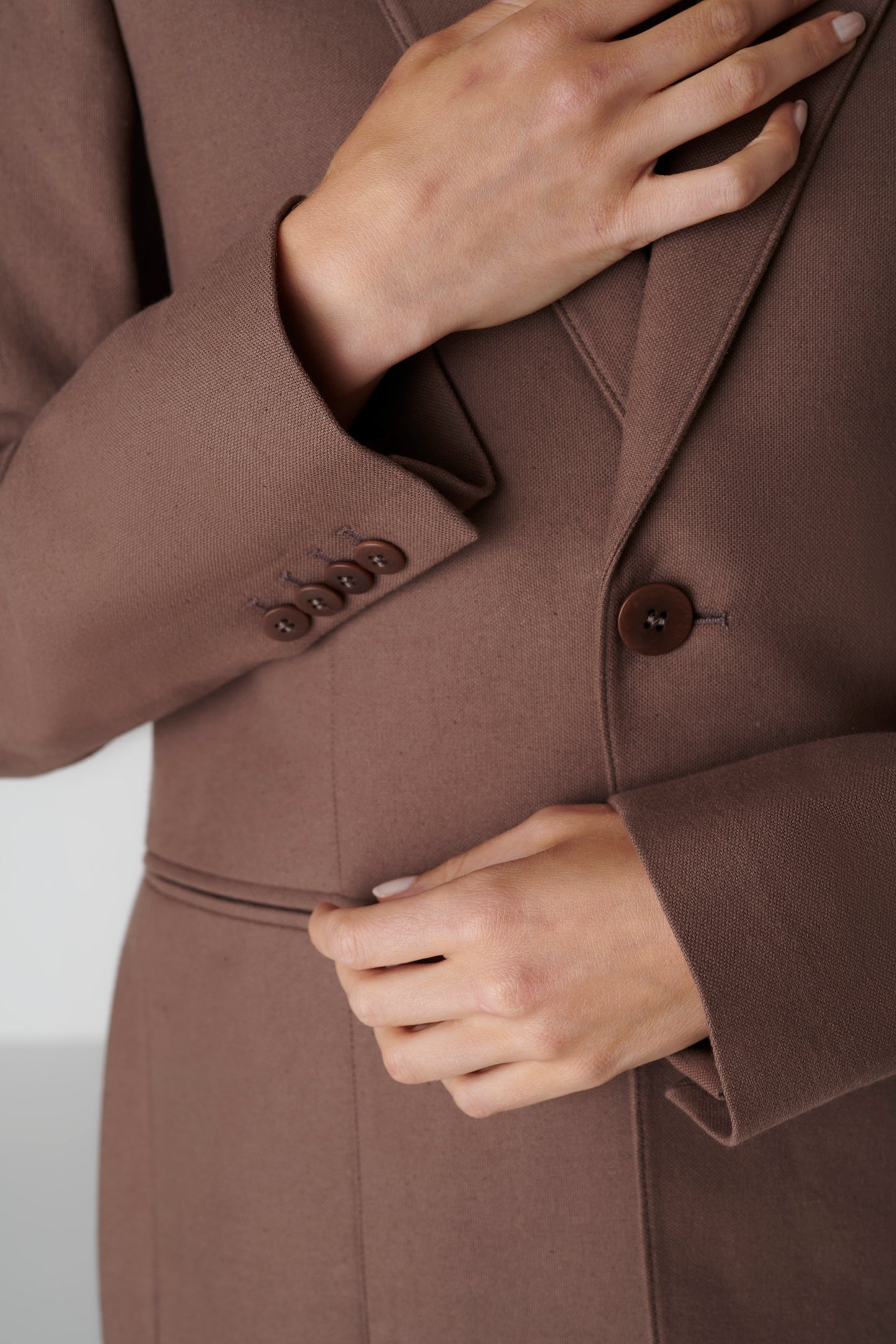 JANNE Blazer - Chocolate Brown