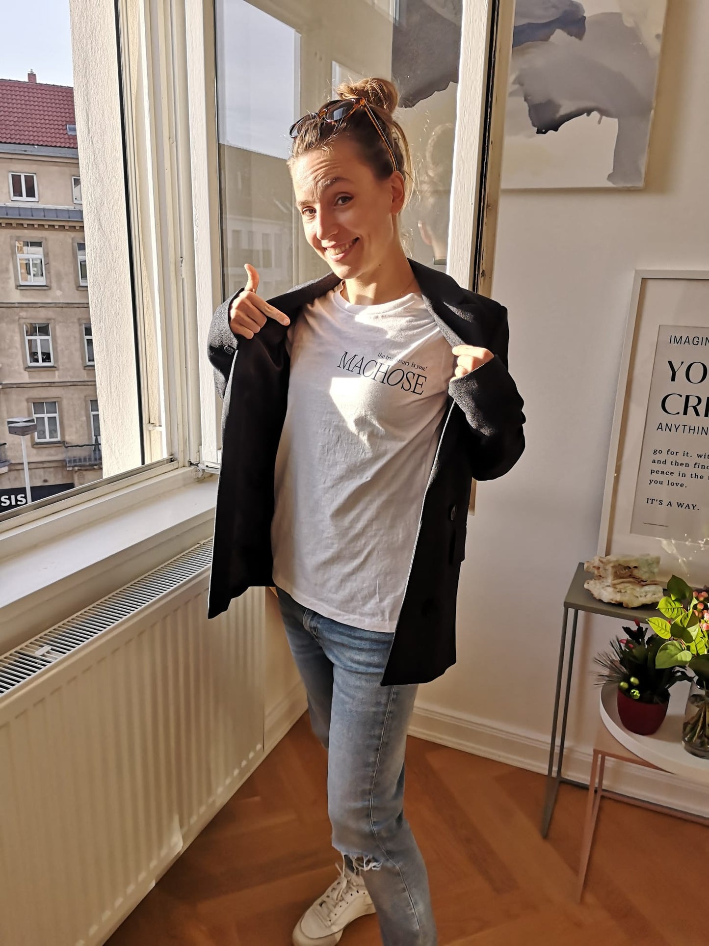 Machose Spenden T-Shirt aus Bio-Baumwolle